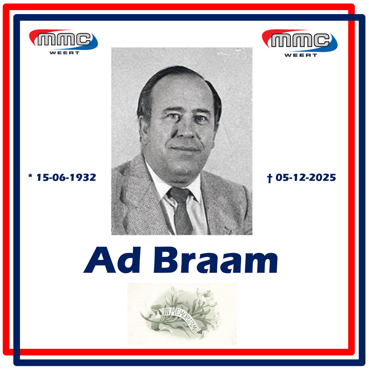 In memoriam Ad Braam