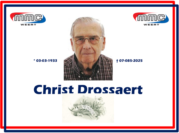 In memoriam Christ Drossaert