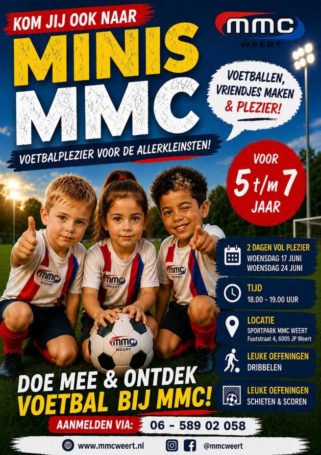 ONTDEK VOETBAL BIJ MINIS MMC 1