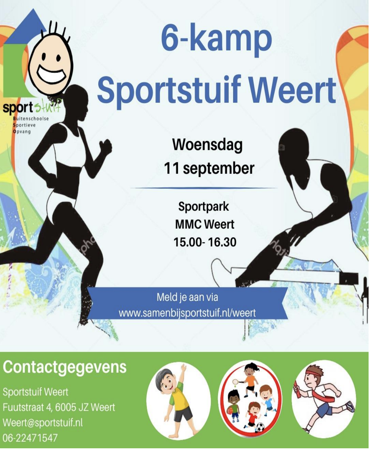 Sportstuif 6-Kamp voor alle basisschool-leerlingen bij MMC Weert